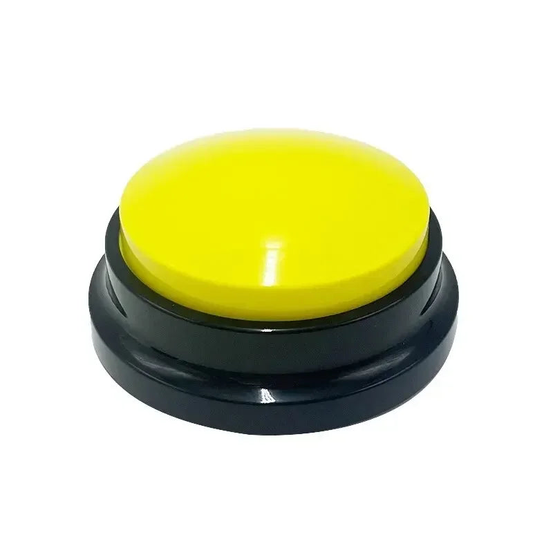 Dog Button with Multiple Colors, Optional Training, Quiz, Information Exchange, Press, Human Pet Interactive Toy