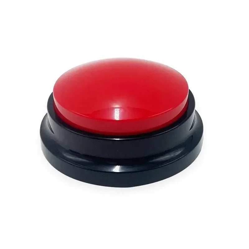 Dog Button with Multiple Colors, Optional Training, Quiz, Information Exchange, Press, Human Pet Interactive Toy