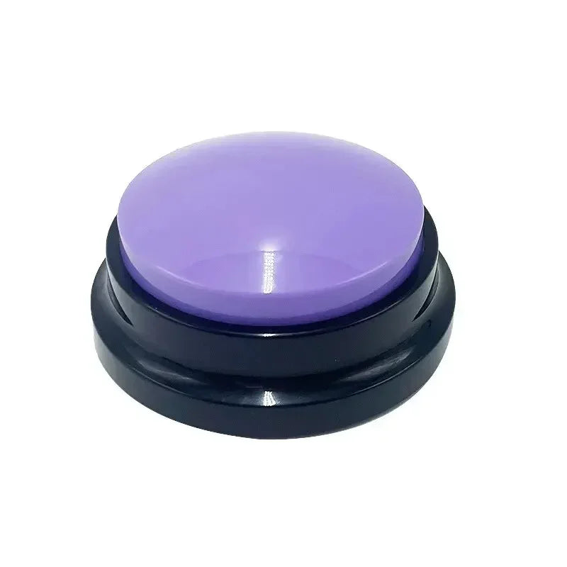 Dog Button with Multiple Colors, Optional Training, Quiz, Information Exchange, Press, Human Pet Interactive Toy